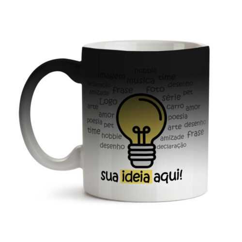 Caneca Mágica Personalizada Porcelana Termosensível