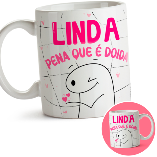 Caneca Amigas Flork Doida