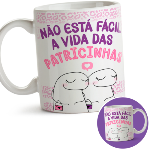 Caneca Amigas Flork Memes Patricinha