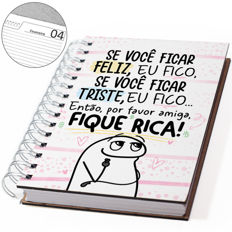Agenda Amiga Flork Meme Fique Rica