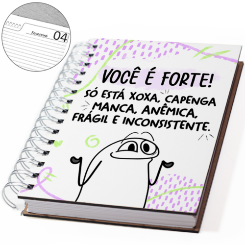 Agenda Amiga Flork Meme Amiga Você é Forte