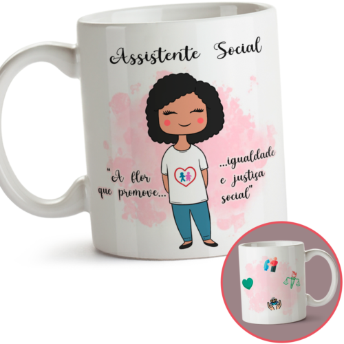 Caneca Assistente Social Profissão